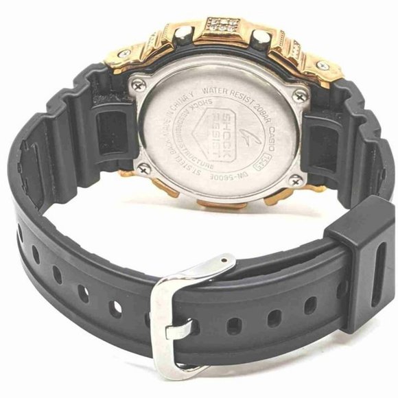 Casio Custom Gold Plated Crystal  DW-5600E G-SHOCK - Picture 6 of 12